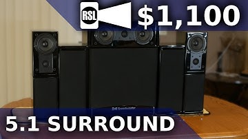 THE BEST VALUE 5.1 Home Theater System? | $1,100 RSL CG3 & CG23 Home Theater Surround Sound Review