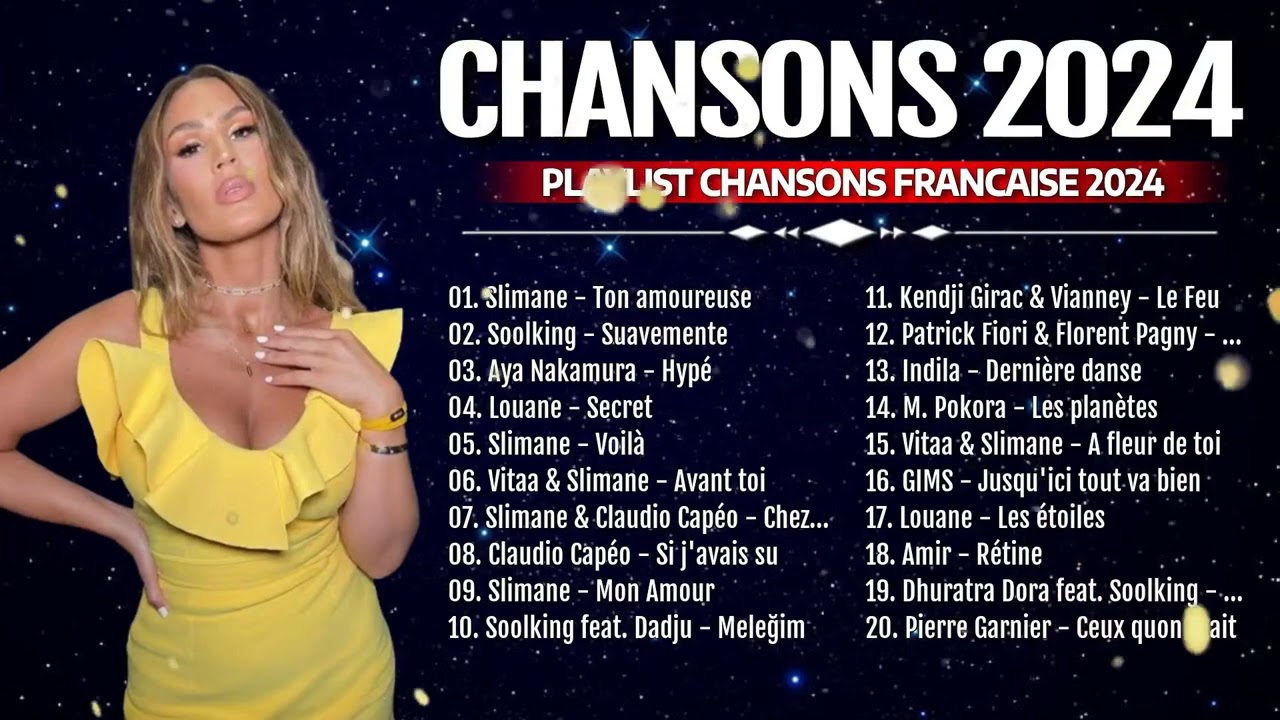 New French Pop Music 2024 ♪ Meilleures Chansons Pop 2024 Mix ♪ Amir, Vitaa, Slimane, Angèle