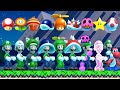 Super Mario Maker 2 - All Luigi Power-Ups in Night Mode
