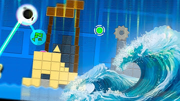 [17, BEST] My fanmade part in TIDAL WAVE INFINITY | Geometry Dash 2.2