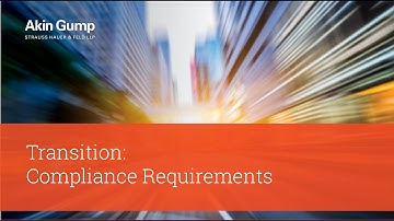 Transition: Compliance Requirements