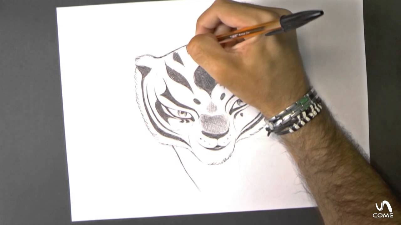 e disegnare la tigre di Kung fu Panda