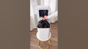 Self Sealing & Self Changing Smart Trash Bin with Motion Sensor