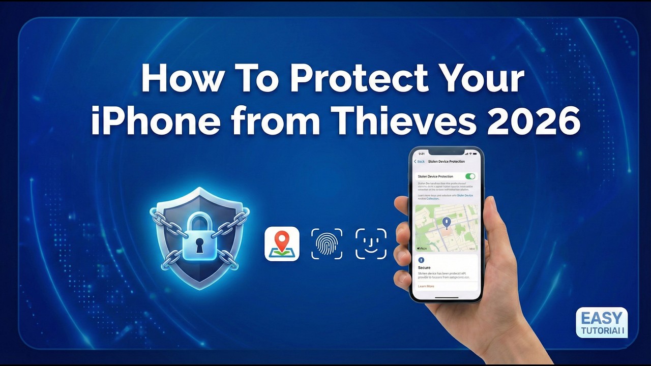 Turn This On NOW! How To Protect Your iPhone from Thieves (Stolen ...