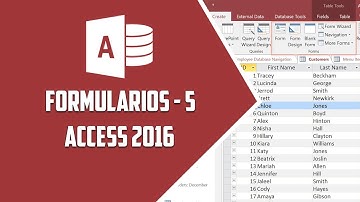 Access 2016 – Formularios V -  Video 35