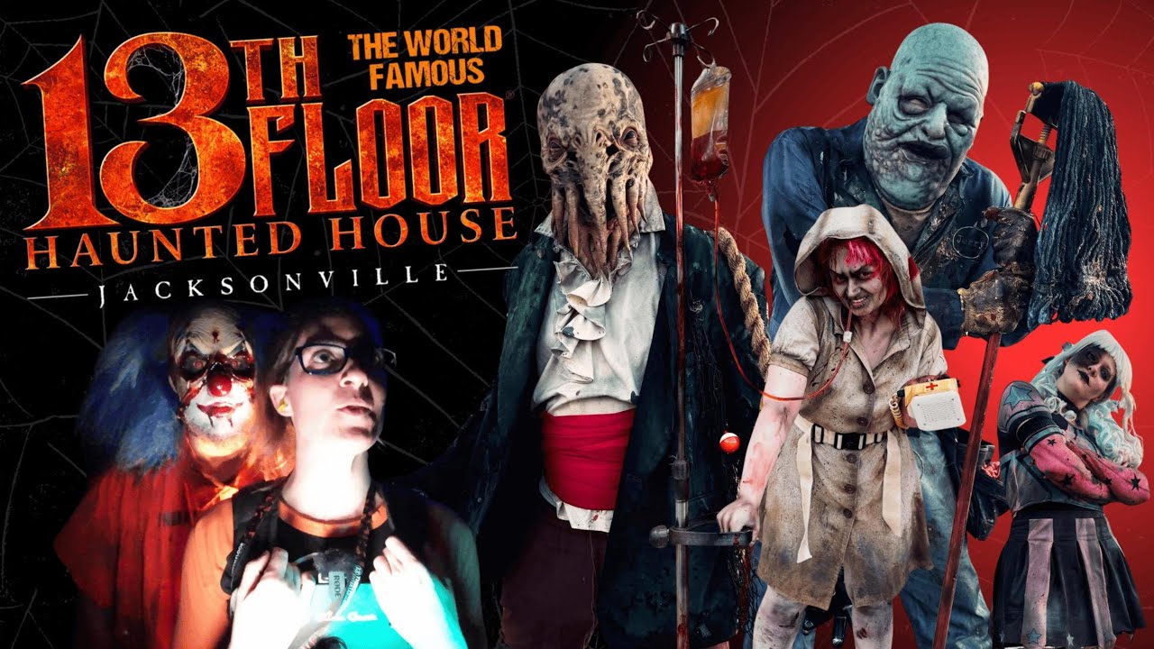 We Got TERRIFIED at 13th Floor Jacksonville Haunted Attraction 👻 (Scare Cam Reactions)