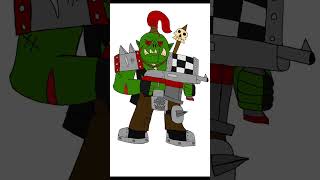 apenas um Ork-Boy #drawing #art #warhammer40k
