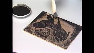 Educational Techniques] Woodblock Printing ③ Making a Print 1
