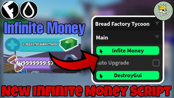 Bread Factory Tycoon Infinite Money Script | Hydrogen and Fluxus - Roblox Mobile Exploiting