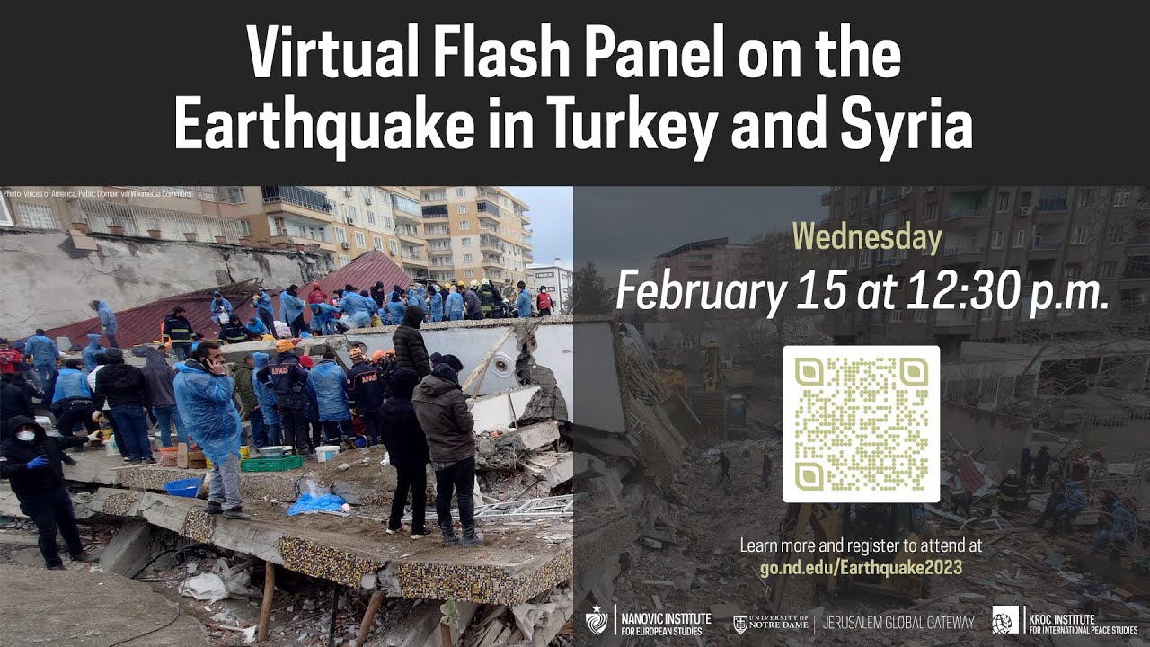 Virtual Flash Panel on the Earthquake in Turkey and Syria - YouTube