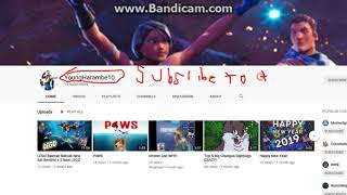 subscribe to YoungHarambe10