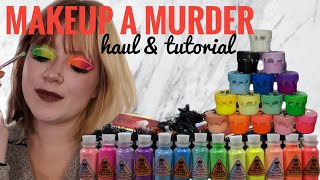 Makeup a Murder Haul & Tutorial | ft the (NEW) Toxic Waste Eyeliners