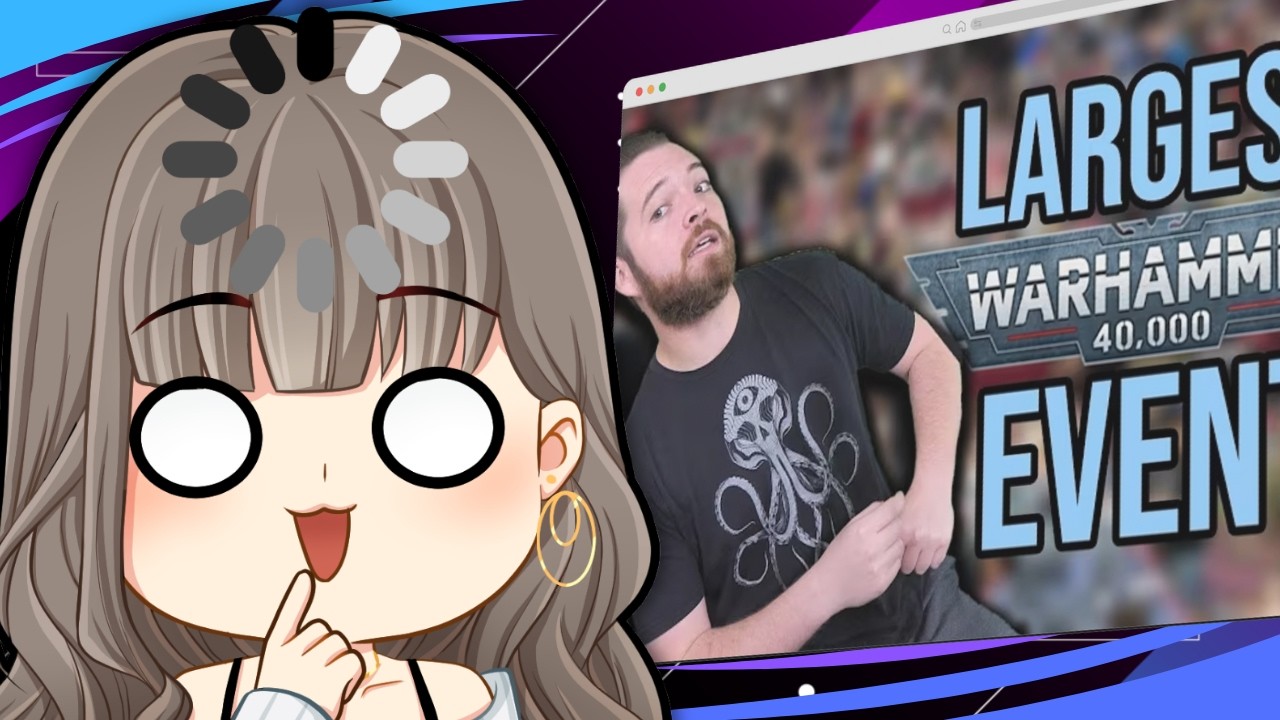 Miwabelle Reacts! The World's Biggest Warhammer 40k Tournament! What was it like? By Bricky!