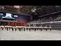The Wyoming Western Thunder Marching Band performs at the Wyoming State Marching Band competition