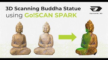 3D Scanning a Buddha Statue with the Go!SCAN SPARK