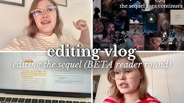 EDITING WITH ✨beta reader feedback✨ // writing vlog 2023