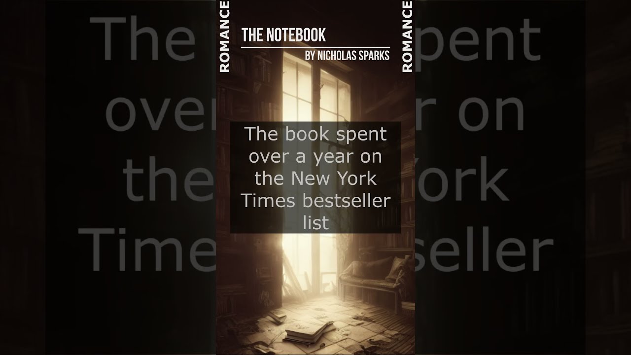 The Power of Love and Memories The Notebook by Nicholas Sparks