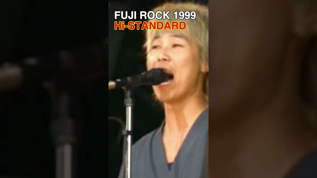 Hi-STANDARD in FUJI ROCK 1999 STAY GOLD #histandard - YouTube