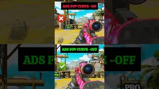 ✅ Pro Sniper FOV secret settings in CODM BR🔥💯 Codmobile Tips and Tricks #shorts #codmbr #snipercodm