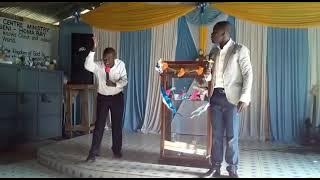 Maurice oyoko preaching at pefa makongeni