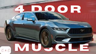 NEW Mustang Mach 4 Sedan is Coming! Is the Charger Done
