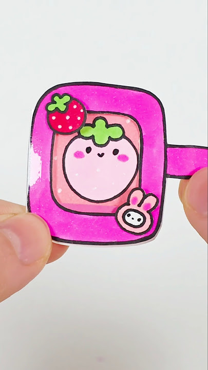 딸기 메모지북 만들기 #strawberry #memopad  #shorts #diy #paperdiy #craft #종이놀이