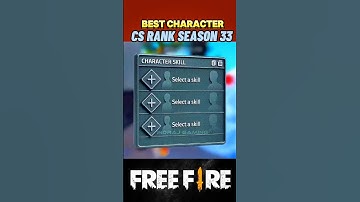 BEST CHARACTER COMBINATION NEW CS RANK 33 SEASON IN FREE FIRE #shorts #shortsfeed #shortsvideo #ff