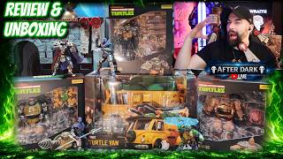 The 🐢 TMNT Party Wagon Is MASSIVE 👀 | JOYTOY Teenage Mutant Ninja LIVE Unboxing | WraithMace 💀
