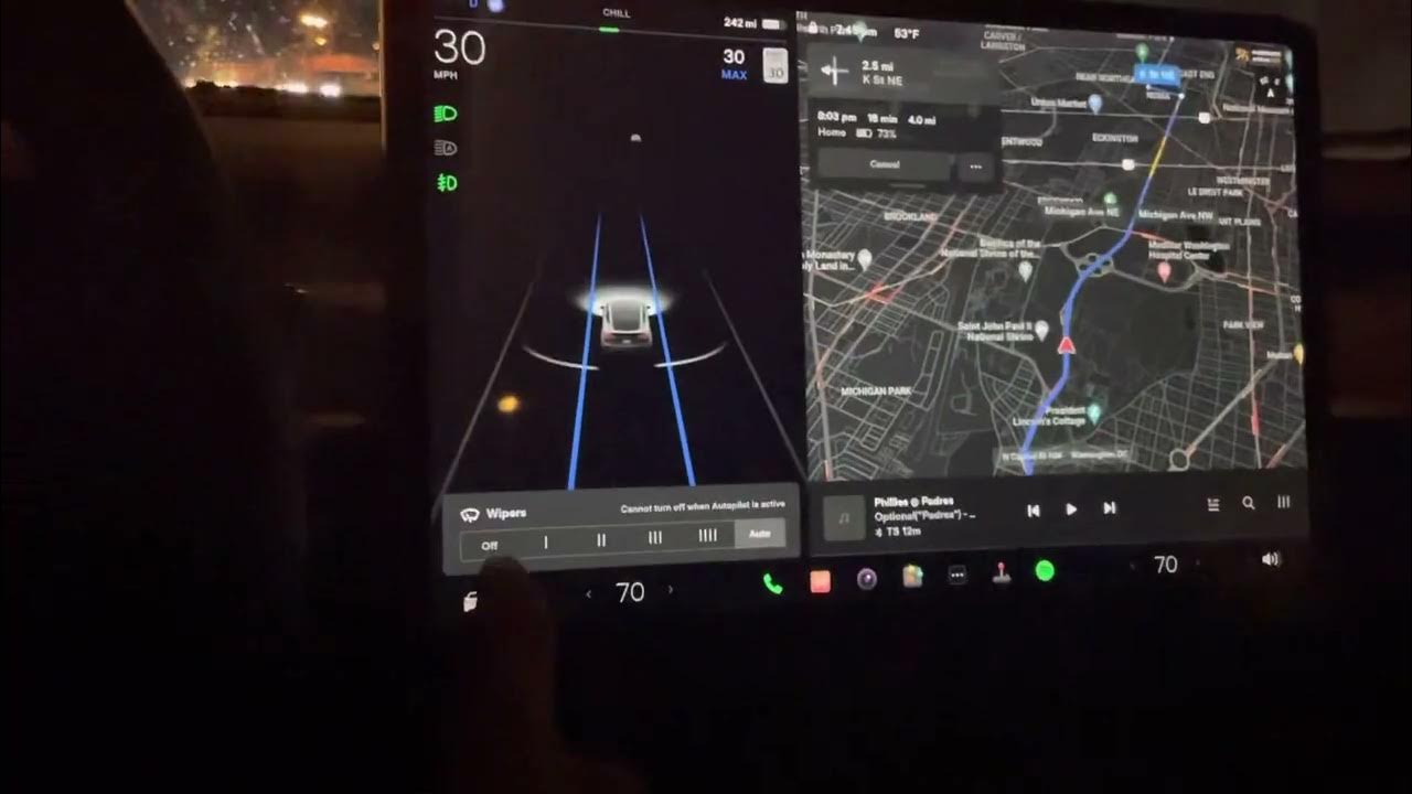 Tesla 2022 model y can’t turn off windshield wipers on dry day YouTube