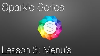 Sparkle Tutorial: Lesson 3 - Menu's screenshot 5