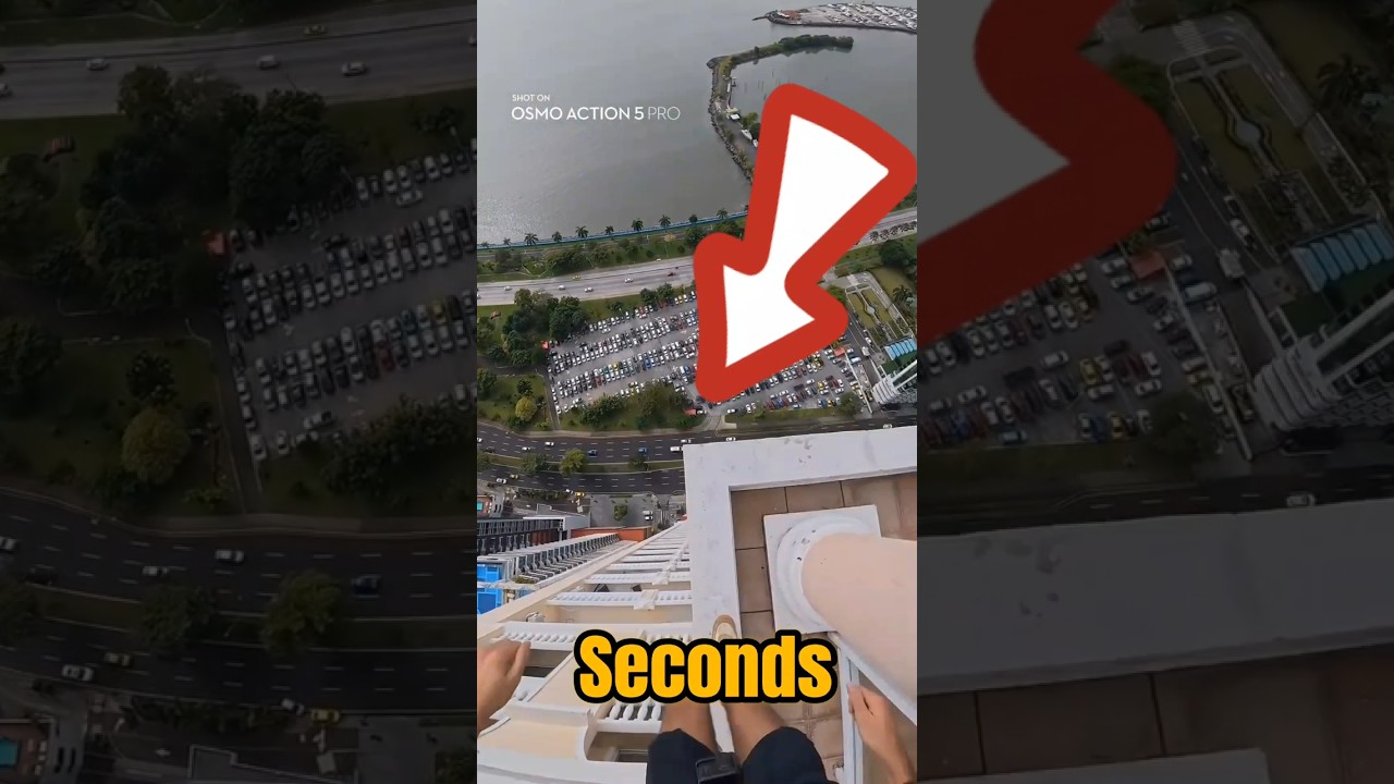 Man Parachuting Off 830ft Building ALMOST Went Wrong! 
