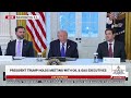 WATCH: President Trump says the U.S. will Protect Oil Companies in Venezuela - 1/9/26