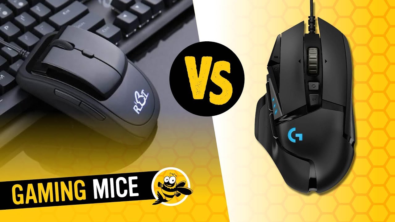 Rabbit Mouse vs. Logitech G502 Hero Gaming Mouse - YouTube