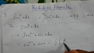 Reduction Formula- 2