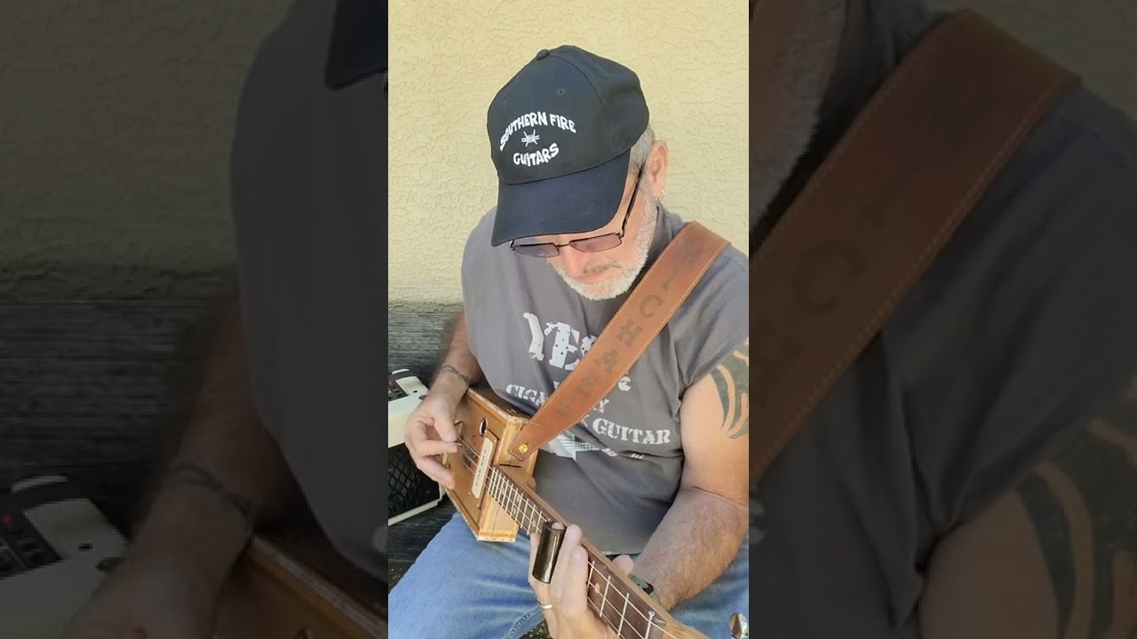 Cigar Box Guitar 12 Bar Slide Blues YouTube