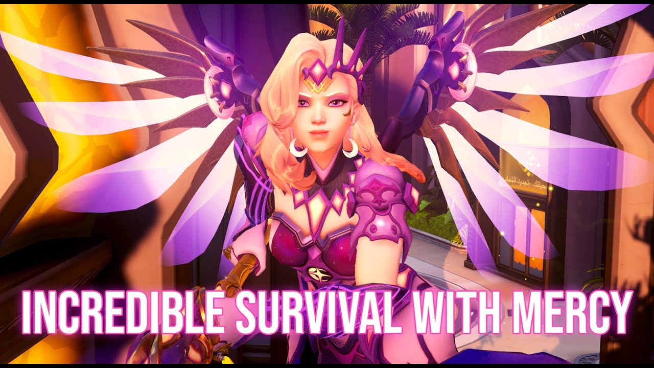 Mercy Cosmic Code 0 Deaths with NEW Cosmic Mercy Skin Overwatch Competitive Diamond Mercy ...