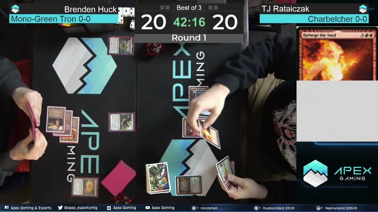 Mono-Green Tron vs Charbelcher | Modern FNM | Round 1 | Paper MTG