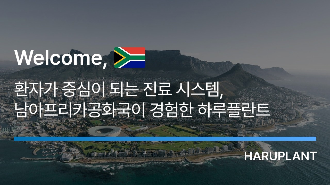 환자가 중심이 되는 진료 시스템, 남아프리카공화국이 경험한 하루플란트