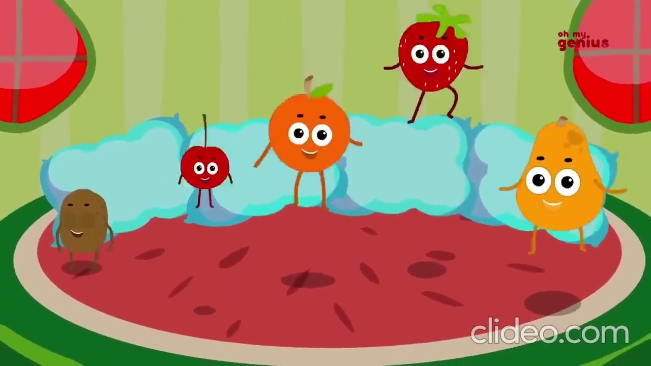 Oh my genius ten little fruits reversed