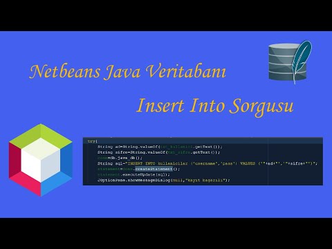 Netbeans Java Veritabanındaki Veri Ekleme(Insert Into Sorgusu)