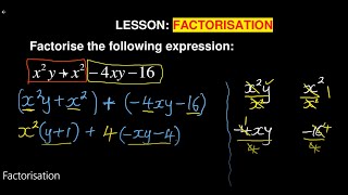 Mathematics N2-Factorisation-A good technique to solve confusing factorization
