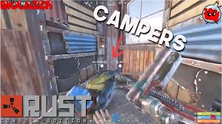 Pushing the campers  | Rust Console Edition ? Official PvP server | Xbox one/PS4