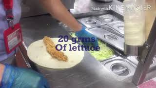 KFC twister sandwich how to make