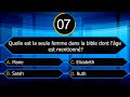 La bible questions reponses  quiz biblique 1