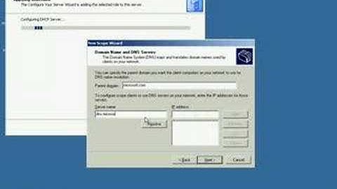 Windows 2003 DHCP Configuration