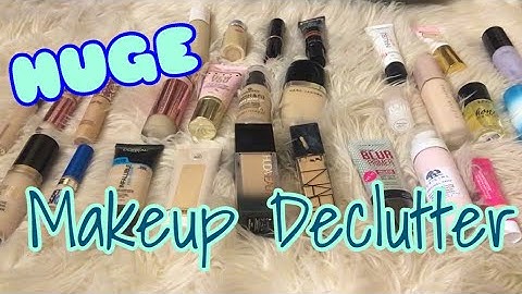 HUGE Makeup Collection Declutter 2018
