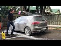 Lavage auto sans rayures  la maison golf 7