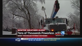 Power outages all over West Michigan