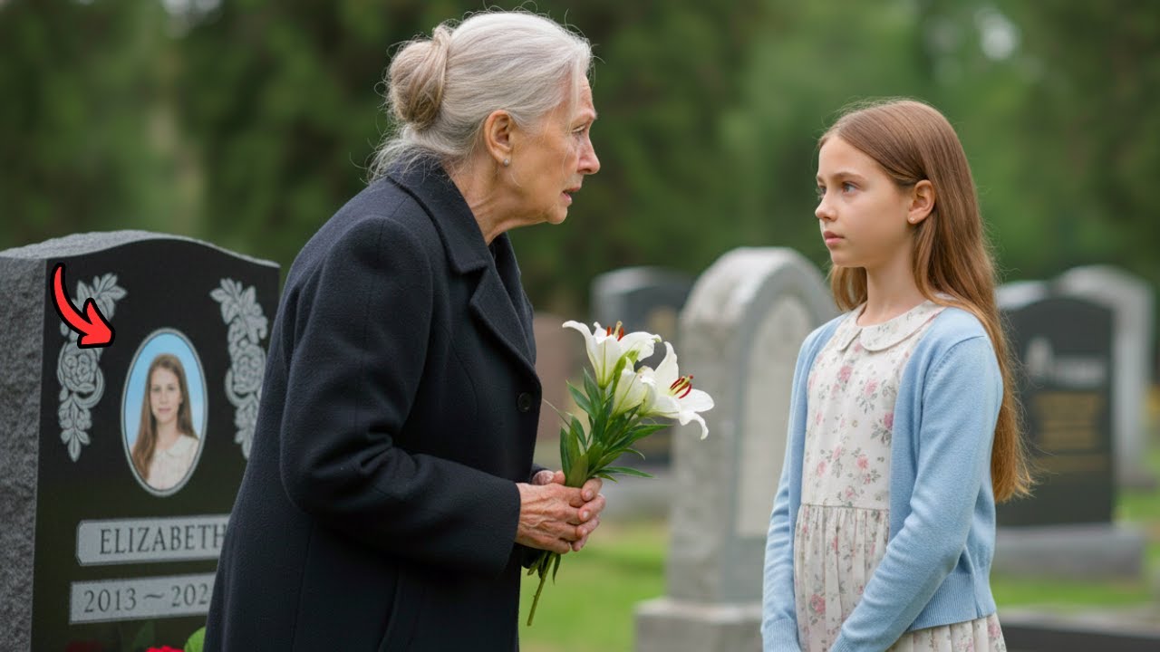 Eine 87-jährige sah am Grab ihrer Tochter ein Mädchen, das ihr glich. Sie zitterte vor Schock.