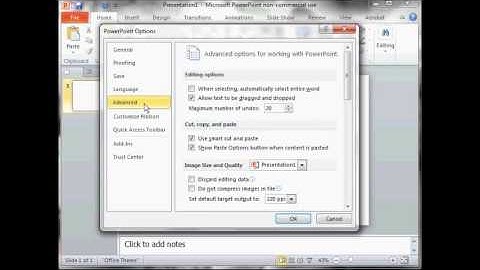 How to Change the Default Powerpoint 2010 Resolution